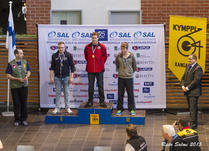 Sarja M20 menestyneitä. 1. Topi Hulkkonen ESA, 2. Mika Kinisjärvi , LA, 3. Mika Heikkilä, K-64, (3. Juuso Väätäinen, KAMS ei kuvassa).