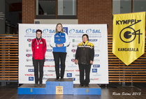 Sarja N50 menestyneitä. 1. Tiina Aalto ESF, 2. Sirkka Savukari ESA, 3. Kaija Häyrinen KAMS. 