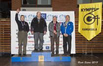 Sarja Y60 menestyneitä. 1. Hannu Valkila TUA, 2. Ensio Tapaninaho P-HA, 3. Seppo Kastepohja P-HA, 3. Bertel Holmström RS.