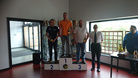 50 m normaalijuoksujen kolmikko. Topi 588, Tomppa 589 ja Krister 587.