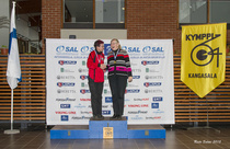 Hopeaa Sirkka Savukari ja  kultaa Tiina Aalto