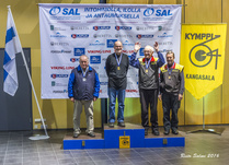 Sarja Y75
1. Seppo Reinikainen, SMY, 2. Risto Suonpää, TUA, 3. Otto Kuosmanen, KAMS, Seppo Dahlqvist, KAMS