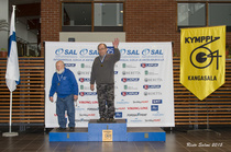 M80 sarja mestari Toivo Sneck, SaarA  ja Reijo Heinonen TUA