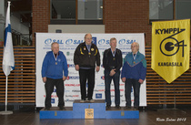 M70 sarjan mestari Jorma Åsbacka , MA, hopeaa Risto Suonpää , TUA ja pronssia Antero Rantala, OMAS ja Matti Peltola, MSA
