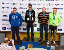 M sarja: 1.Heikki Lähdekorpi, SA; 2.Niklas Hyvärinen, RS, 3.Vesa Saviahde, P-HA ja Tomi-Pekka Heikkilä K-64.