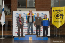 M60 sarjan mestari Hannu Viljakainen, KAMS, hopeaa Seppo Kastepohja, P-HA ja pronssia Erkki Elkelä, K-64 ja Seppo Martin, SA
