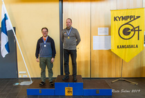 M45 1. Timo Pylsy, ESA ja 2. Jukka Parkkamäki, JMS.