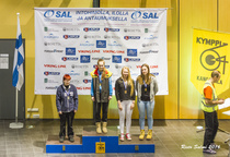 Naisten menestyneet. 
Sarja N 
1. Elli  Räsänen, KAMS, 2. Marika Karisjoki,TSA, 3. Oona Tenhunen, BS-PA, Liina  Laine, SaSA